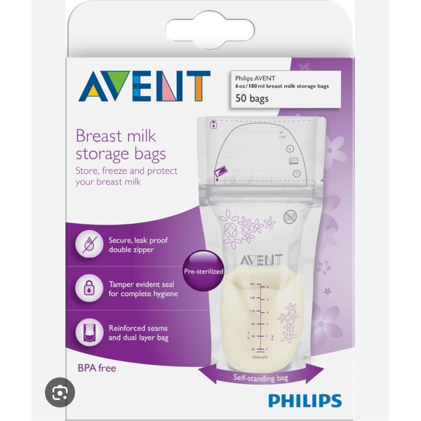 Avent breast milk storage bags