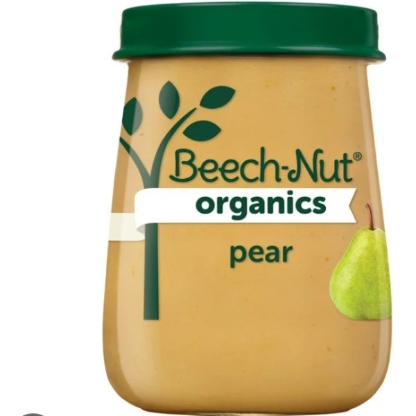Beechnut food jar, Pear