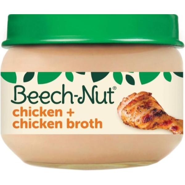 Chicken and Chicken Broth Beechnut food jar
