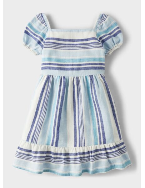 The Children's Place  Girls Blue Striped Tiered Dress