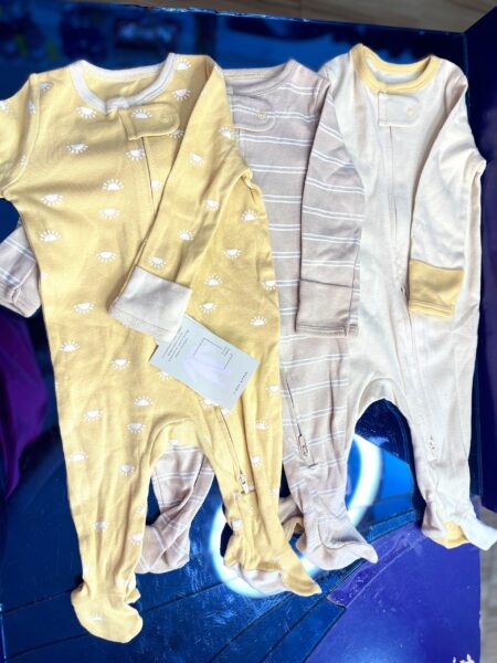 Cloud Island inverted zipper sleeper set