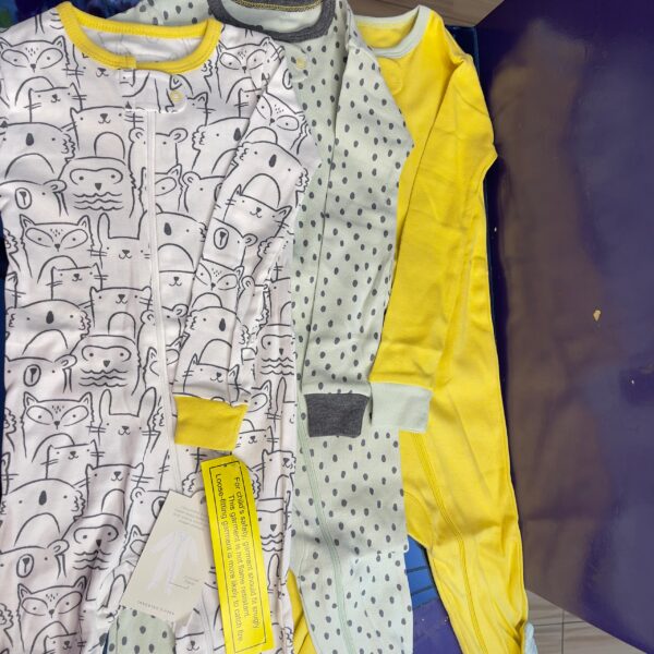 Cloud Island inverted zipper sleeper set