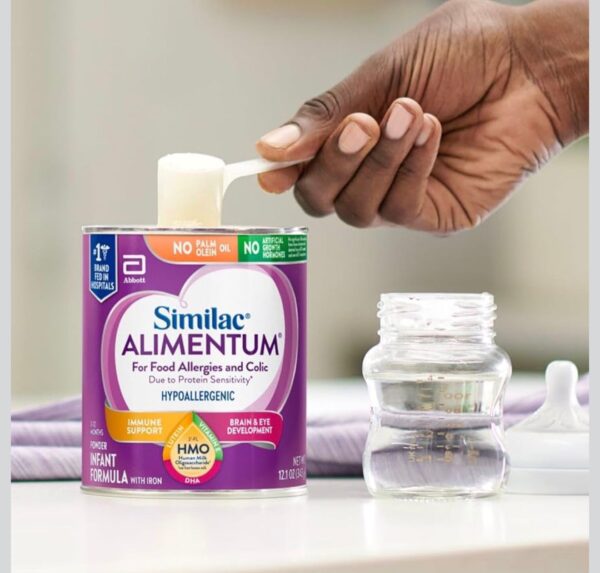 Similac Alimentum With 2'-FL HMO Hypoallergenic Infant Formula, for Food Allergies and Colic Due to Protein Sensitivity,