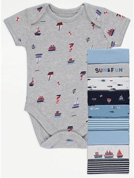 George 10 short sleeve bodysuit