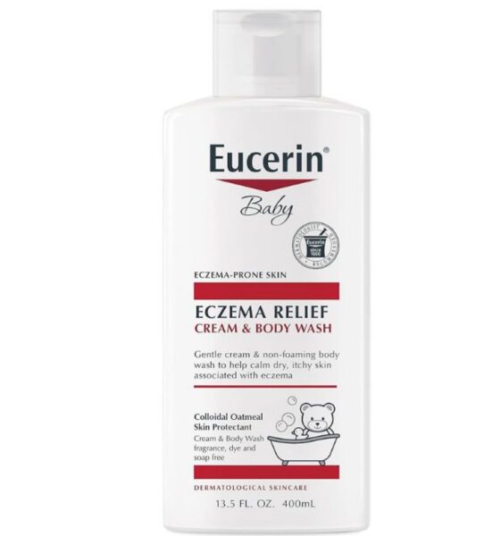 Eucerin eczema relief cream and body wash 400ml