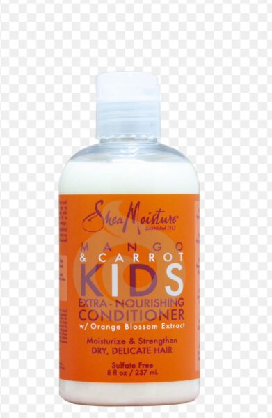 Shea Moisture mango carrot extra nourishing conditioner.