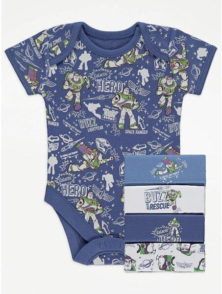 George 5 Short Sleeve Bodysuits