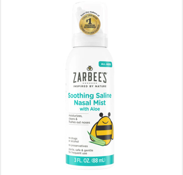 Zarbees Soothing Saline Nasal Mist with Aloe.
