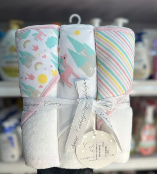 Celebrity Baby 3-Pack Hooded Towels