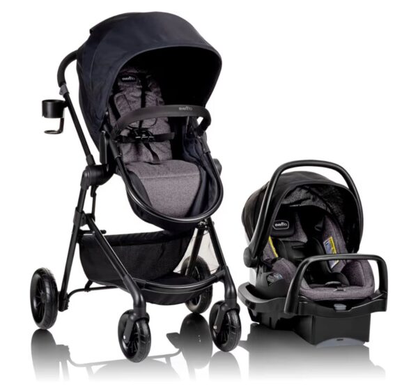 Evenflo pivot modular travel system with lite max infant car seat